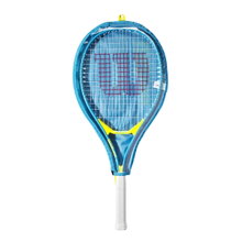 Wilson Kinder-Tennisschläger Ultra Power 25in (9-12 Jahre) 2023 blau - besaitet -